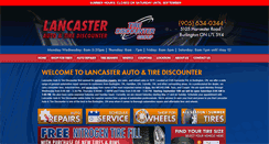 Desktop Screenshot of lancasterautoandtire.com